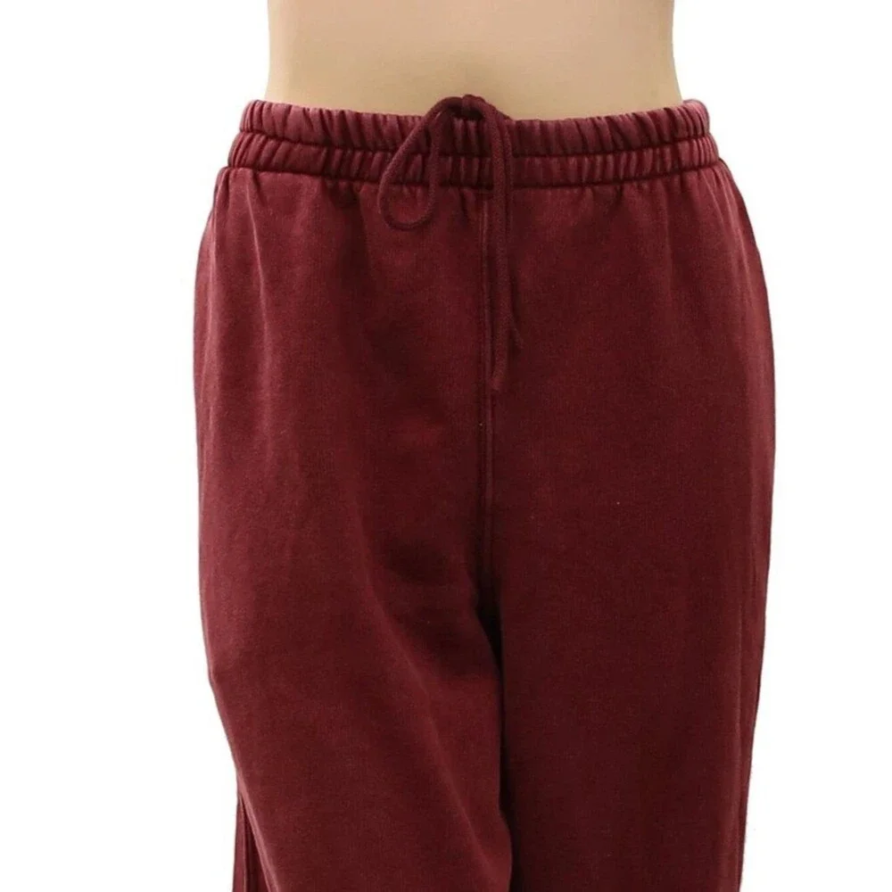 Free People FP Movement All Star Sweatpants Smocked Mid Rise Pull-on L 290240